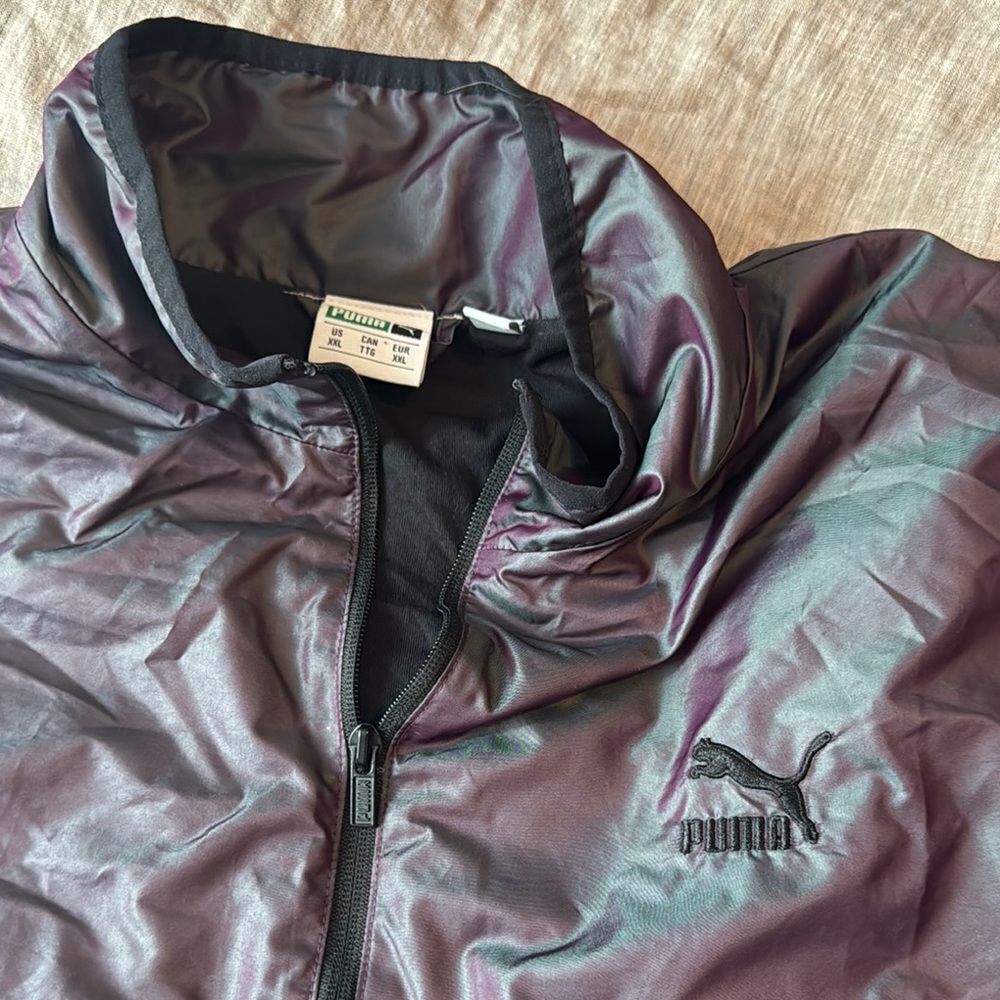 Men's Puma Iridescent Windbreaker Jacket - XXL - Picture 5 of 5